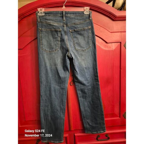 Universal Thread 4 27 Reg High Rise Slim Straight Stretch Jeans Denim Not a Spot - Picture 2 of 2